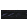 Teclado silicona IP68, 118 teclas, USB retroiluminada con touchpad