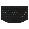 Teclado de silicona IP65 reforzada para el uso militar con touchpad