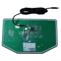 Teclado de silicona IP65 reforzada para el uso militar con touchpad