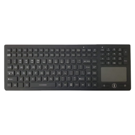 Teclado silicona IP68, 120 teclas, USB retroiluminado