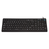 Teclado de silicona IP68, 110 teclas, USB