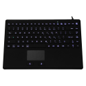 Teclado de silicona IP68, 91 teclas, USB, retroiluminado