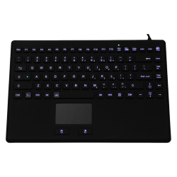 Teclado de silicona IP68, 91 teclas, USB, retroiluminado