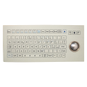 Teclado industrial de membrana IP 67, 84 teclas con trackball óptico IP68