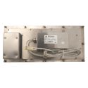 Teclado industrial de membrana IP 67, 84 teclas con trackball óptico IP68