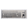 Teclado industrial de acero inoxidable IP 65, 96 teclas y con joystick