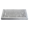 Teclado industrial de acero inoxidable IP 65, 83 teclas