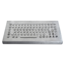 Teclado industrial de acero inoxidable IP 65, 83 teclas