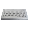 Teclado industrial de acero inoxidable IP 65, 83 teclas