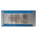Teclado industrial de acero inoxidable IP 65, 104 teclas con trackball