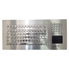Teclado industrial de acero inoxidable IP 65, 104 teclas con touchpad