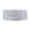 Teclado industrial compacto de acero inoxidable IP 65, 86 teclas