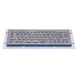 Teclado industrial compacto de acero inoxidable IP 65, 66 teclas