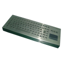 Teclado industrial de acero inoxidable IP 65, 83 teclas con touchpad