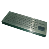 Teclado industrial de acero inoxidable IP 65, 83 teclas con touchpad