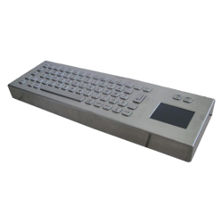 Teclado industrial de acero inoxidable IP 65, 66 teclas con touchpad