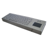 Teclado industrial de acero inoxidable IP 65, 66 teclas con touchpad