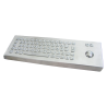 Teclado industrial de acero inoxidable IP 65, 66 teclas con trackball