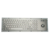 Teclado industrial de acero inoxidable IP 65, 83 teclas con trackball