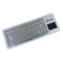 Teclado industrial de acero inoxidable IP 65, 83 teclas con touchpad