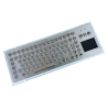 Teclado industrial de acero inoxidable IP 65, 83 teclas con touchpad