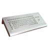 Teclado industrial de acero inoxidable IP 65, 83 teclas con trackball