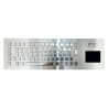 Teclado industrial de acero inoxidable IP 65, 66 teclas con touchpad