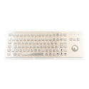 Teclado industrial de acero inoxidable IP 65, 83 teclas con trackball