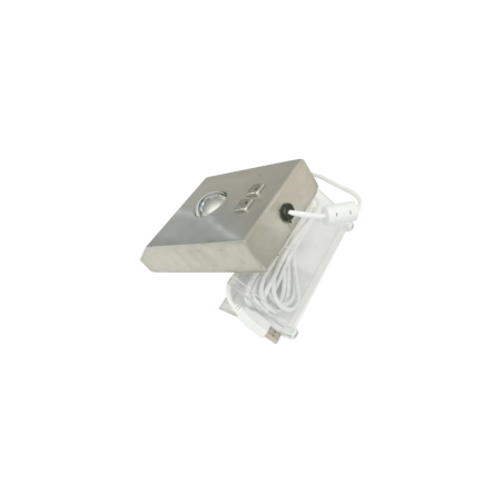 Trackball de acero, IP 65 con estructura antivandálica, desktop con 2 teclas