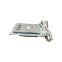 Trackball de acero, IP 65 con estructura antivandálica, montaje en panel trasero
