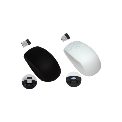 Ratón inalámbrico de silicona impermeable, USB, IP65, 1000 dpi