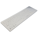 Teclado silicona IP68, 89 teclas, inalámbrico, con touchpad