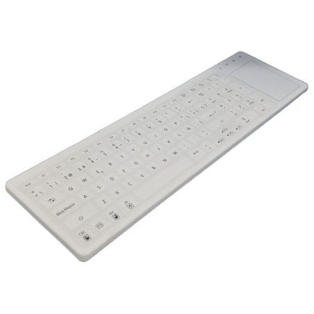 Teclado silicona IP68, 89 teclas, inalámbrico, con touchpad