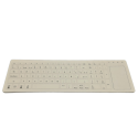 Teclado silicona IP68, 89 teclas, inalámbrico, con touchpad