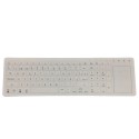 Teclado silicona IP68, 89 teclas, inalámbrico, con touchpad