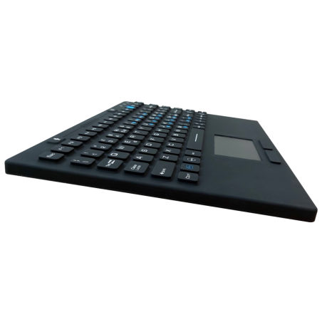 Teclado silicona IP68, 102 teclas, USB con touchpad