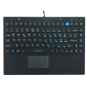 Teclado silicona IP68, 102 teclas, USB con touchpad