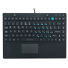 Teclado silicona IP68, 102 teclas, USB con touchpad