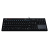 Teclado silicona IP68, 118 teclas, USB con touchpad