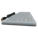 Teclado silicona IP68, 100 teclas, USB con membrana