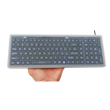Teclado silicona IP68, 100 teclas, USB con membrana