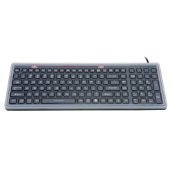 Teclado silicona IP68, 100 teclas, USB con membrana