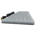 Teclado silicona IP68, 100 teclas, USB con membrana
