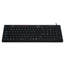Teclado silicona IP68, 100 teclas, USB