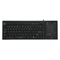 Teclado silicona IP68, 88 teclas, USB con trackpad