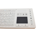Teclado silicona IP65, 105 teclas, inalámbrico, con touchpad