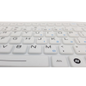 Teclado silicona IP65, 105 teclas, inalámbrico, con touchpad