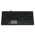 Teclado silicona IP68, 87 teclas, USB con touchpad