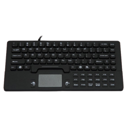Teclado silicona IP68, 87 teclas, USB con touchpad