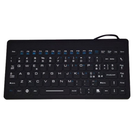 Teclado silicona IP68, 98 teclas, USB